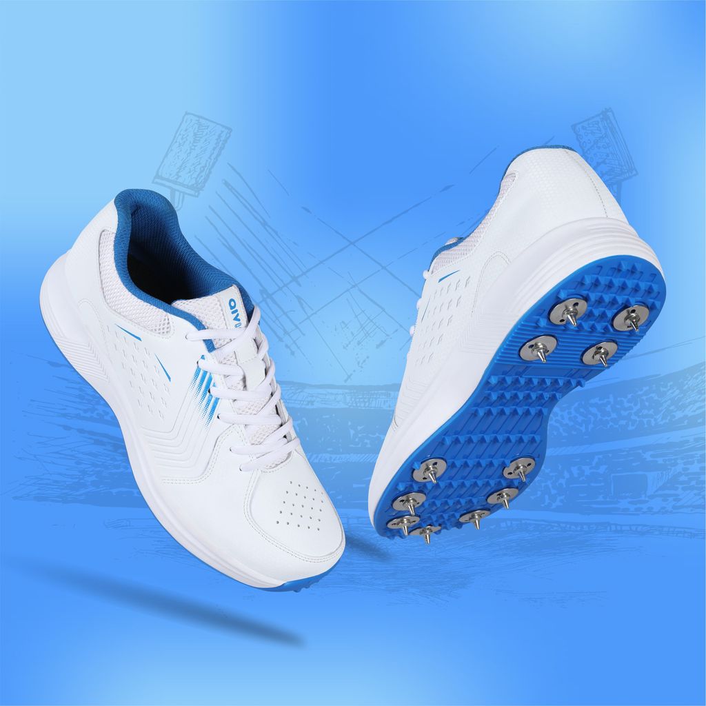 Stylish Men AIVIN Super King Cricket Spikes Shoes For Men 2025 at ShopCircuit | ONDC