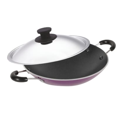 Rallison Non Stick Appachetty with SS Lid 20cm Dia Appam Maker (Non-Stick , Aluminium)