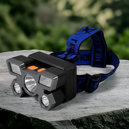  Rechargeable Waterproof LED Headlamp Flashlight with 6 Lighting Modes