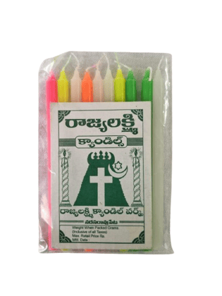  Rajyalakshmi Candles - Pack of 10