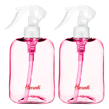 HARRODS Spray Bottle Combo Pack - 250ml Empty Bottles for Travel, Liquid, Room Spray, Fogging, Hand Wash, and Rangoli - Set of 2