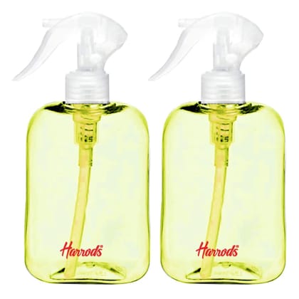 HARRODS Spray Bottle Combo Pack - 250ml Empty Bottles for Travel, Liquid, Room Spray, Fogging, Hand Wash, and Rangoli - Set of 2