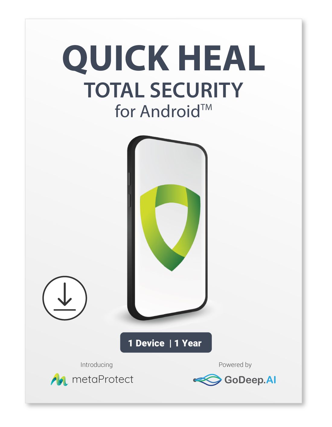 Quick Heal Total Security Latest Version for Android - 1 Device, 1 Year (Email Delivery - No CD)