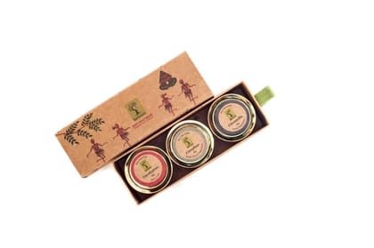 Last Forest Handmade Beeswax Body Balm, combo pack (Eucalyptus Balm, Camphor Balm, Citronella Balm)