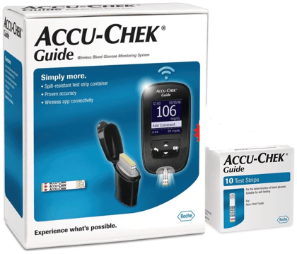 Accu-Chek Guide Glucometer With Free 10 Strips