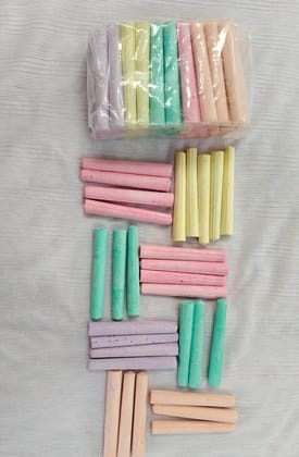  Jumbo Colored Chalk Sticks for Sidewalk Art, Washable Sidewalk Chalk for Kids, Non-Toxic Outdoor Toys for Toddlers, 12 Count