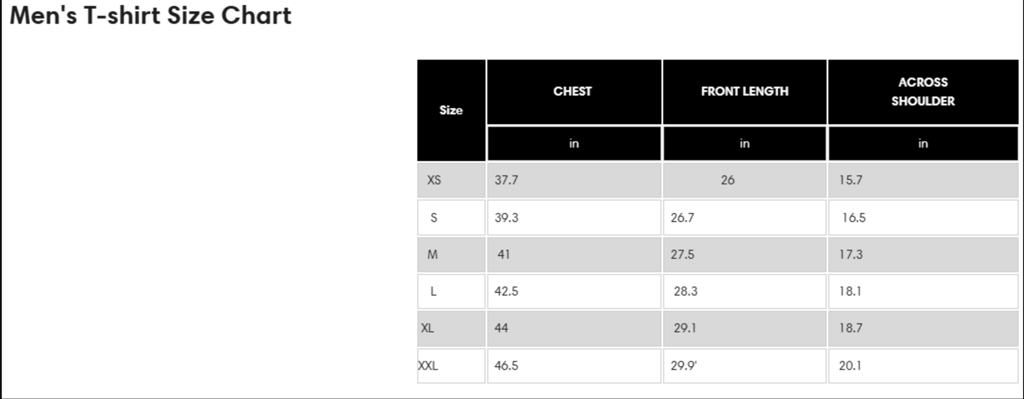 Size Guide