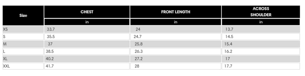 Size Guide