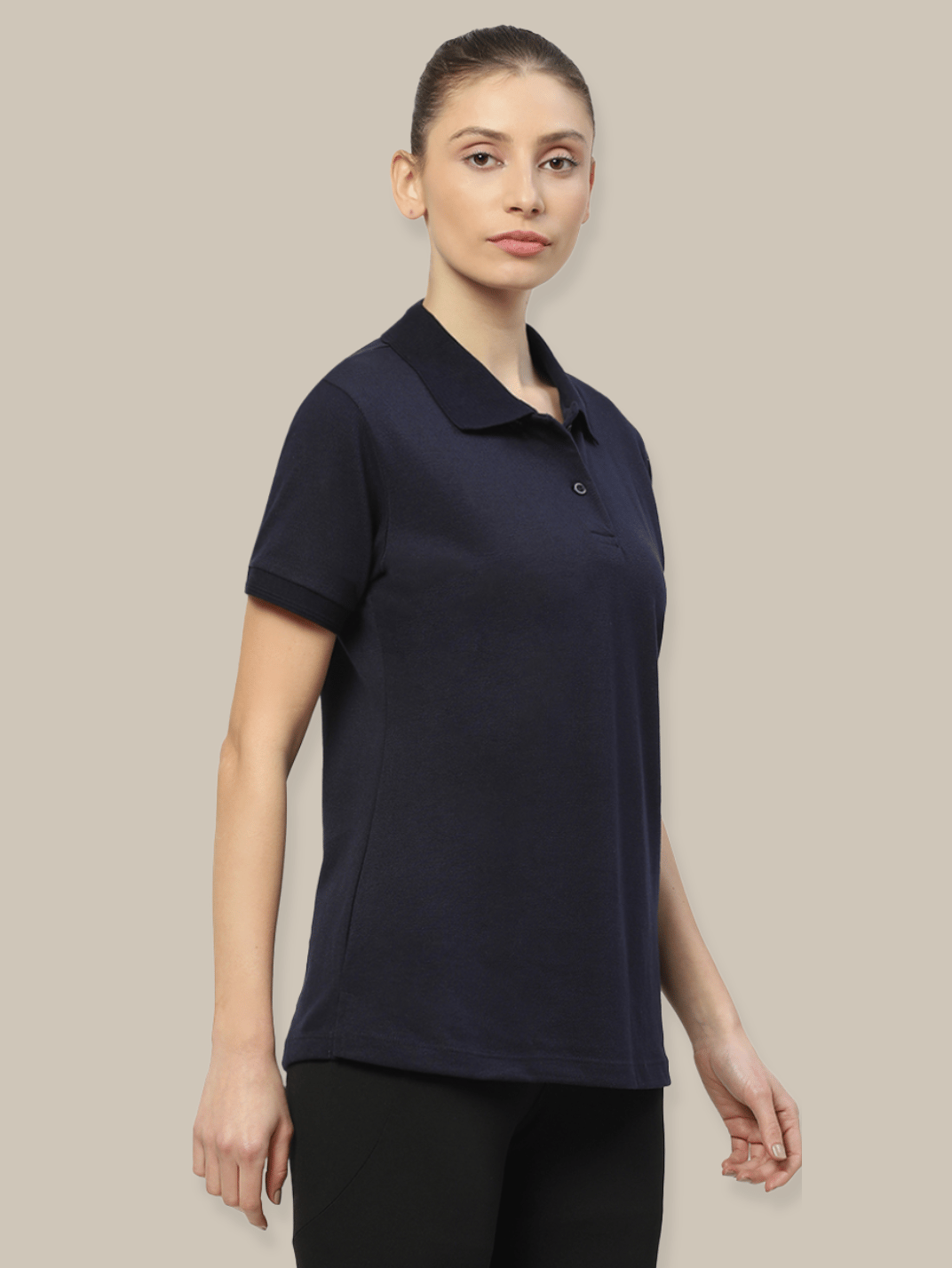 Hummel Kelci Womens Navy B2B Polo