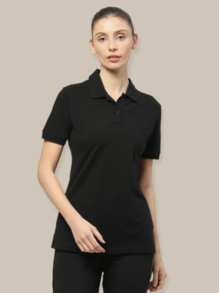 Hummel Kelci Womens Black B2B Polo