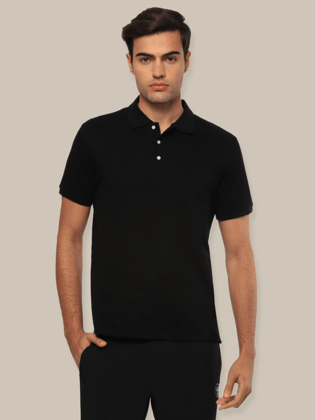 Hummel Men Black B2B Polo