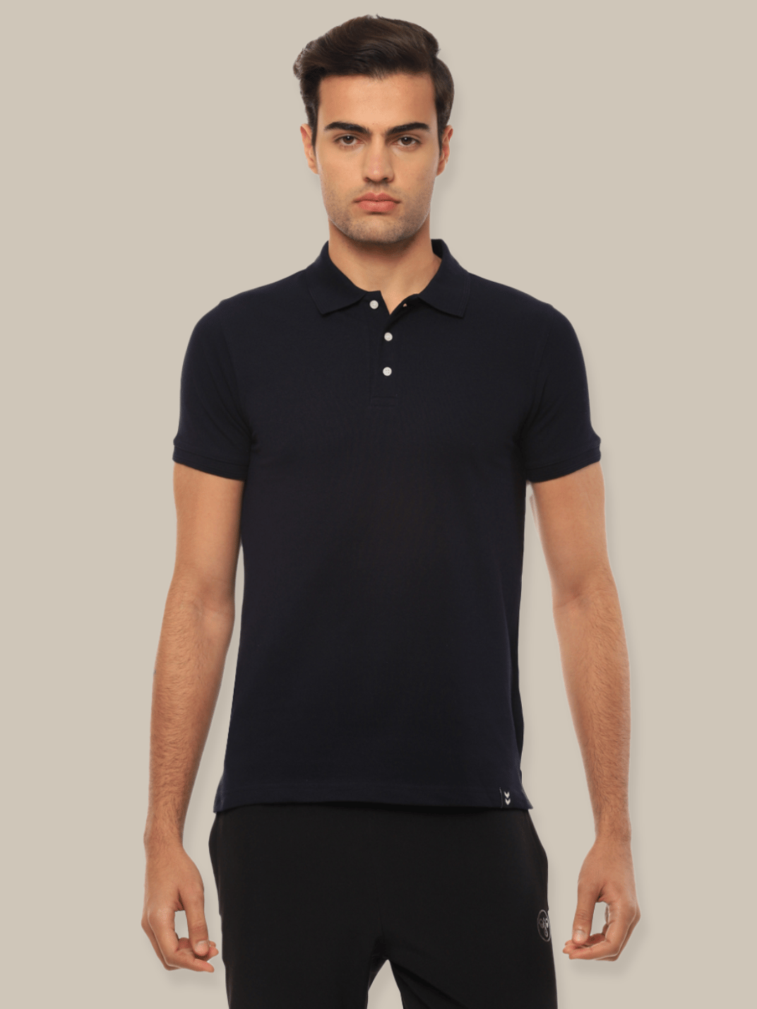 Hummel Men Navy B2B Polo