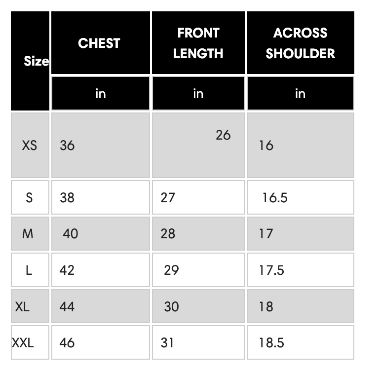 Size Guide