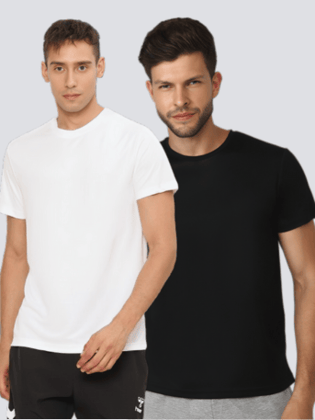 Hummel Budoc Mens T-Shirt Pack Of 2(Black/White)