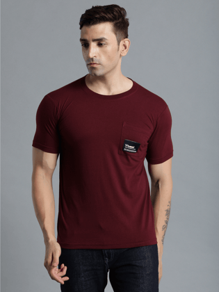 Hummel Cavo Mens Burgundy T-Shirt