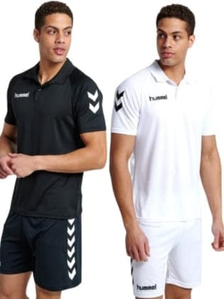 Core Functional Polo Pack Of 2 Black/White