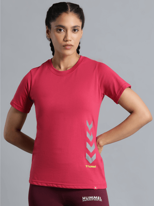 Tany Round Neck Cotton Rich Half Sleeve Solid Regular fit Cottonpoly T-shirt for Women Comfortable soft Breathable Fabric Stretchable for Everyday Use Ideal for Casualwear