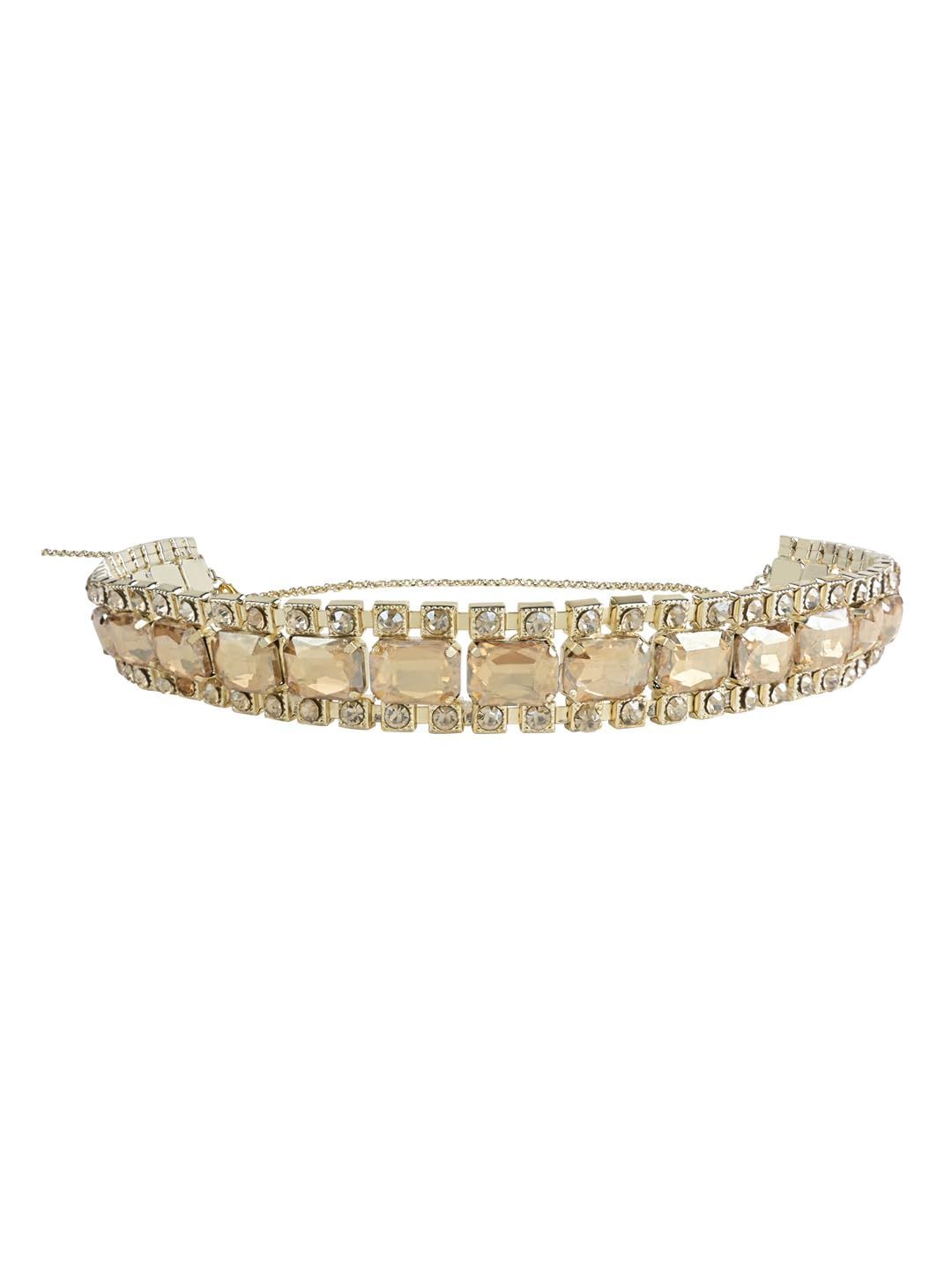 Vdesi Gold Stone Studded Belt