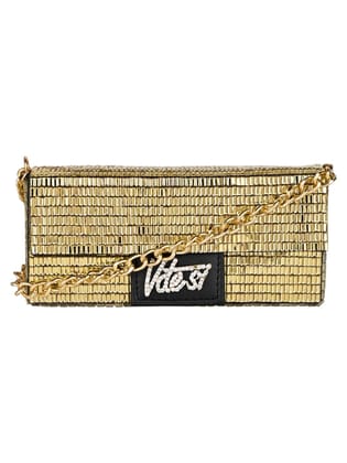 Vdesi Gold Rhinestone Accessory Case