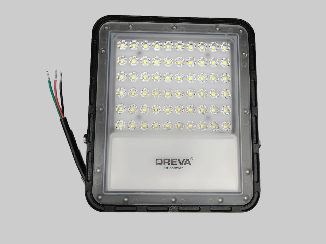 OREVA 50WATT LED FLOOD LIGHT ALUMINIUM BODY WATERPROOF 6500K (2 YRS WARRANTY)