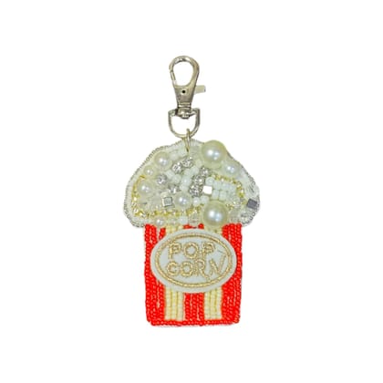 Pop Corn Tassel Bag Charm