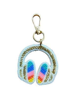 Multicolor Headphone Bag Charm