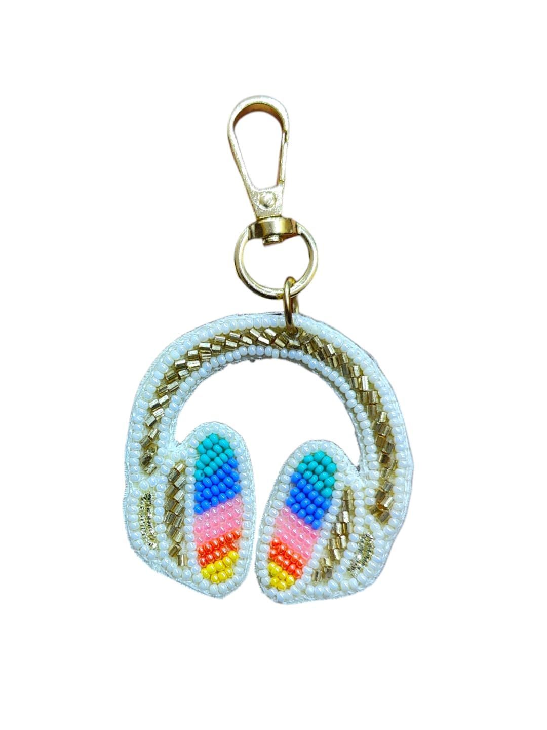 Multicolor Headphone Bag Charm