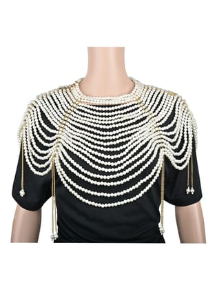 Princess Pearl Body Chain Cape