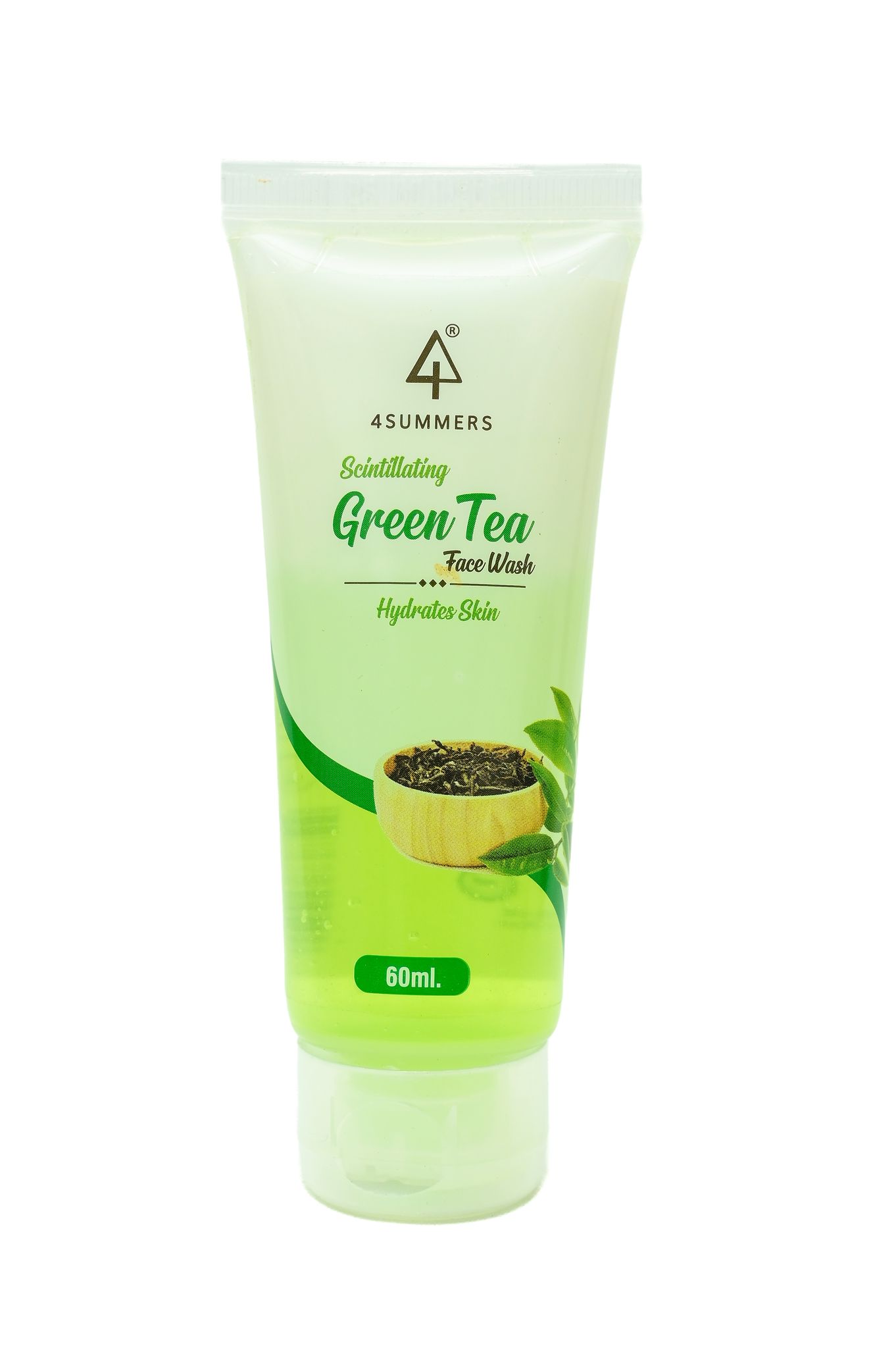 4SUMMERS GREEN TEA FACE WASH 60ml