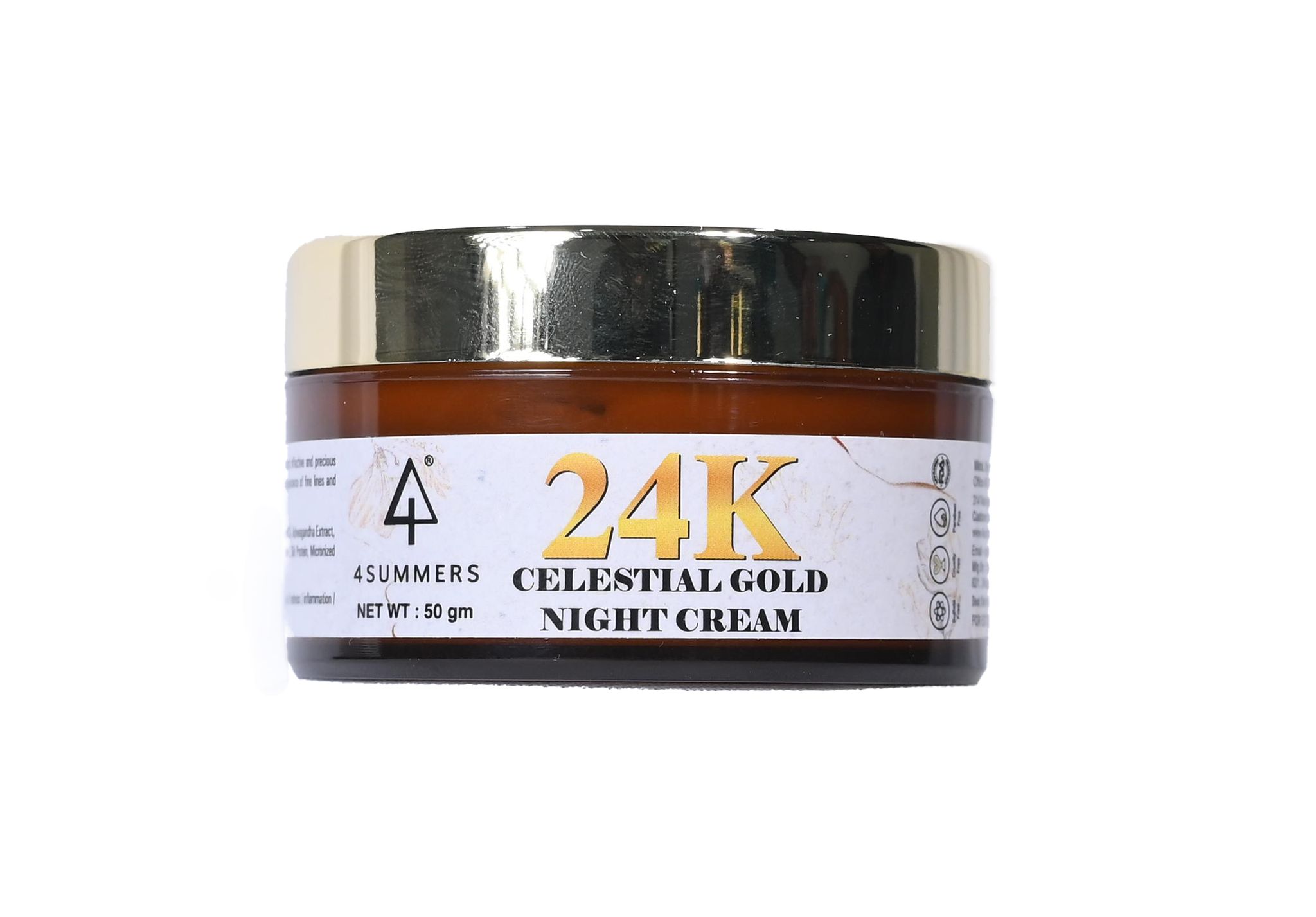 4SUMMERS 24K CELESTIAL GOLD NIGHT CREAM 50 GM