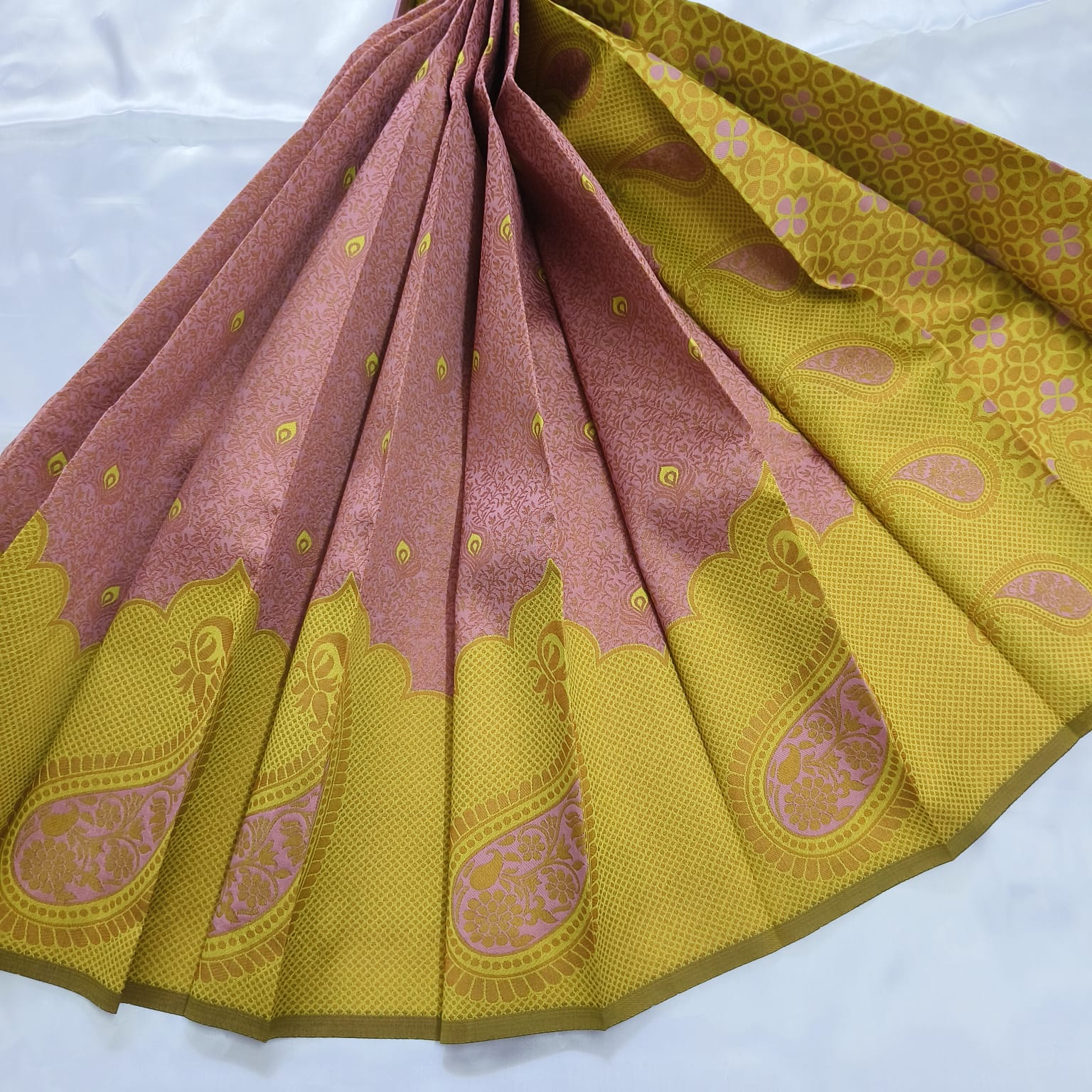 Silk Cotton Saree with Blouse