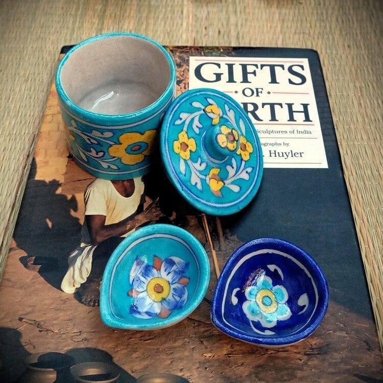 Jaipur Blue Pottery Diwali Gift Set Small