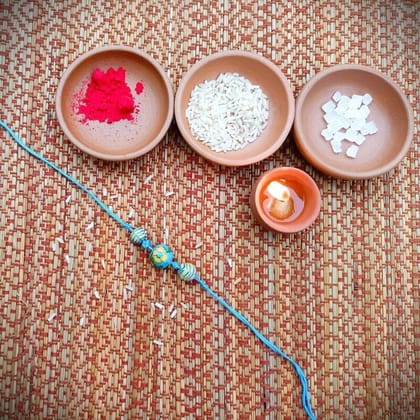 Jaipur Blue Pottery Rakhi Festive Hamper