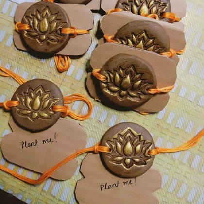 'Kamal' Plantable Seed Rakhi Set