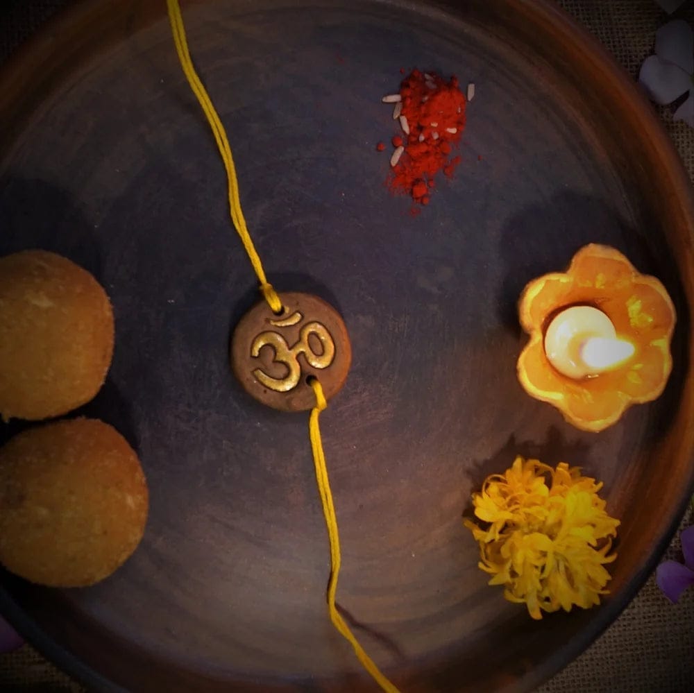 'Om' Plantable Seed Rakhi Hamper