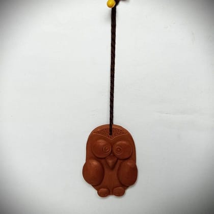 Handcrafted Terracotta Owl Charm