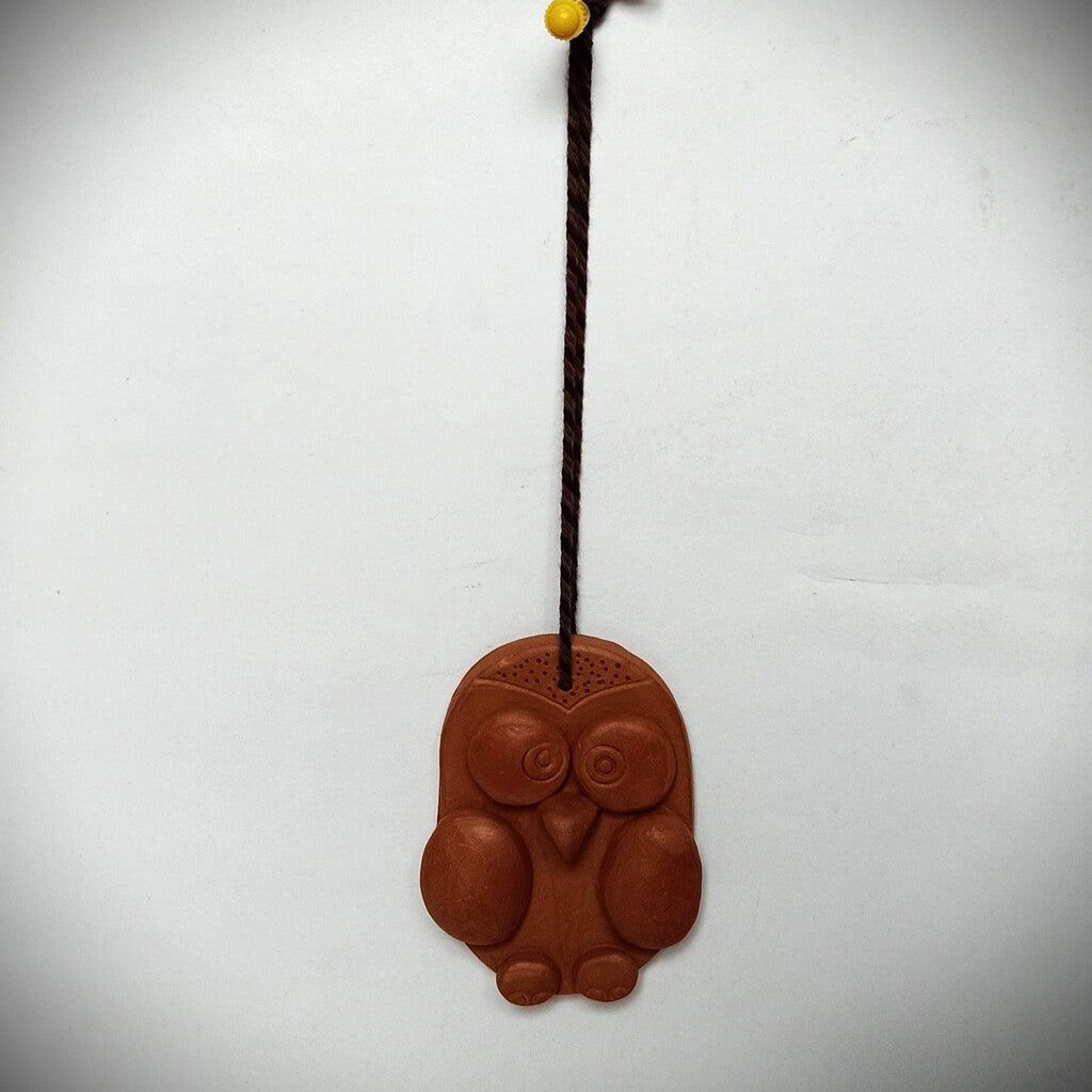 Handcrafted Terracotta Owl Charm