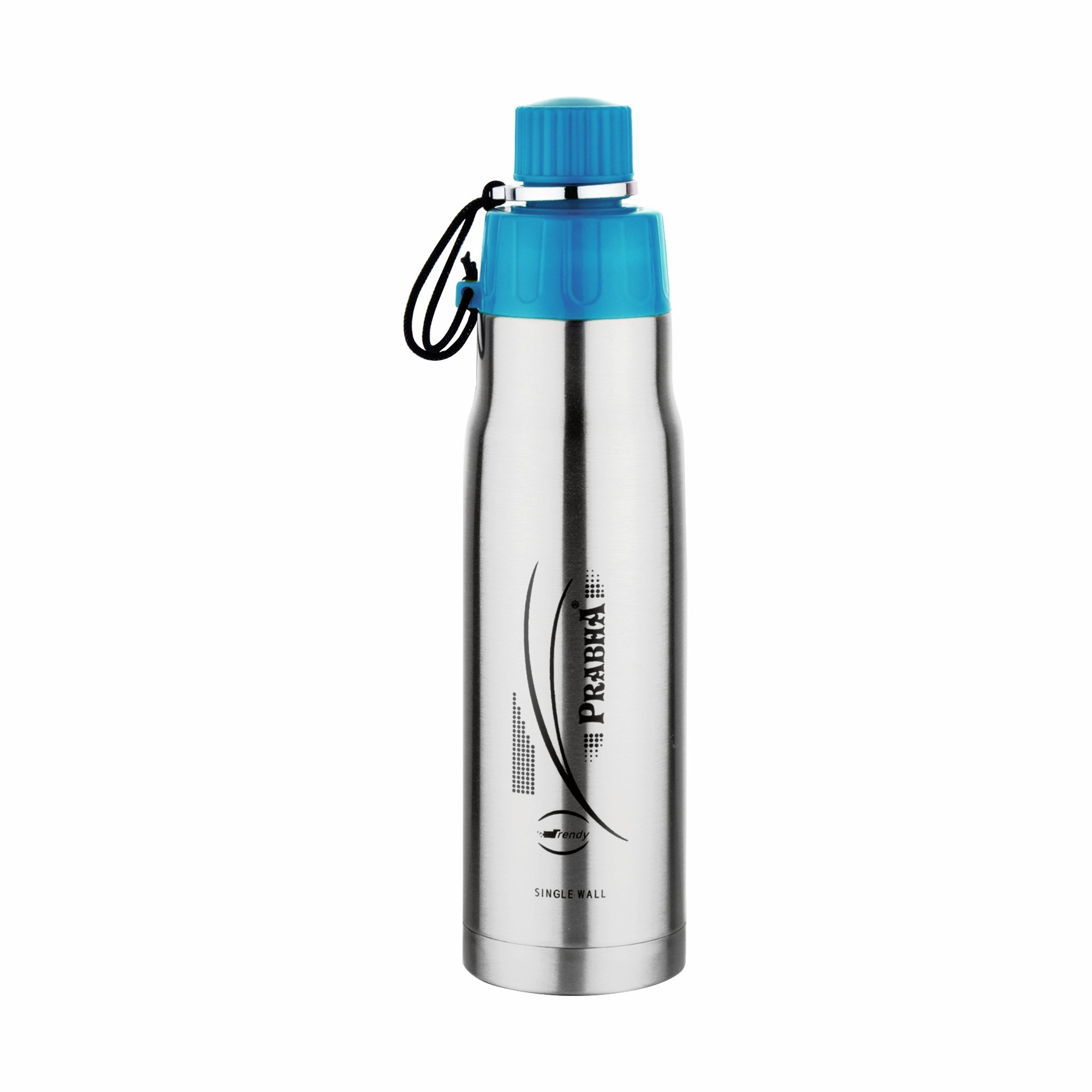 Prabha Stylish 700ML Single Wall Bottle for Everyday Use | 700ML Single Wall Water Bottle - Lightweight & Durable | Perfect for Office and Travel