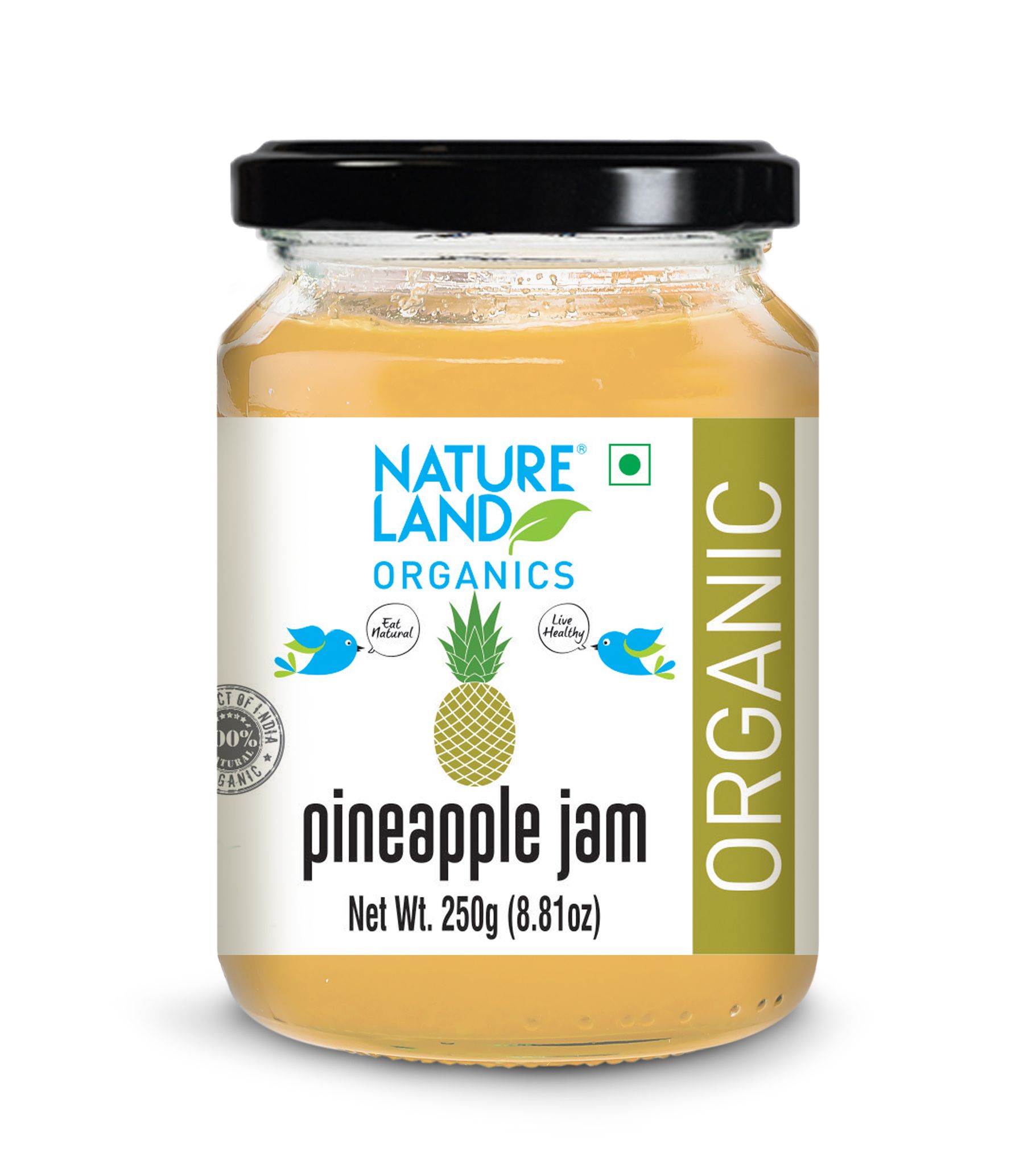 Natureland Organics Pineapple Jam 250 gm