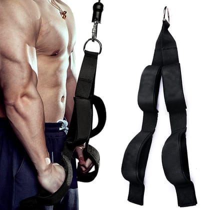 Tricep Rope Cable Attachment Pull Down Strap