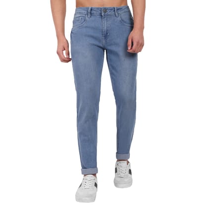 MEGHZ Men Marcos Regular Light Blue Jeans