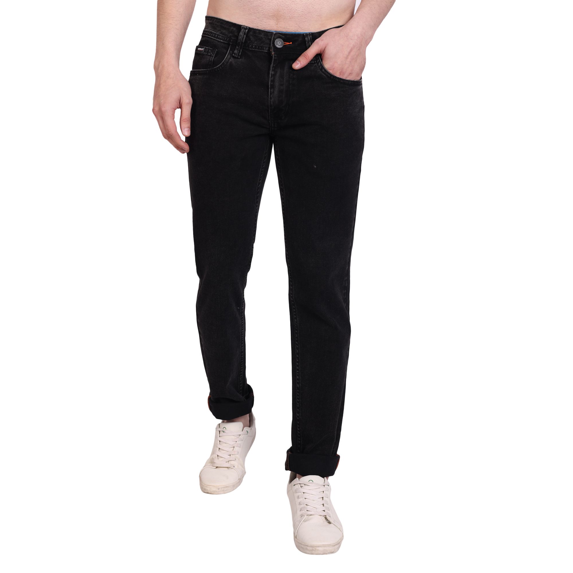 Men's Black Slim Fit Jeans