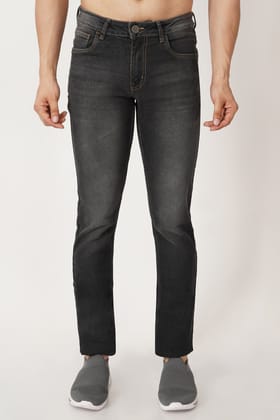 Men Dark Grey Slim Fit Jeans