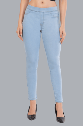 Women's denim jeggings