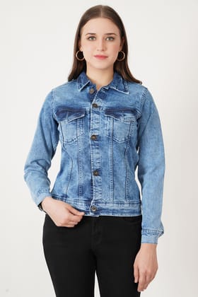 Mid Blue Denim Trucker jacket