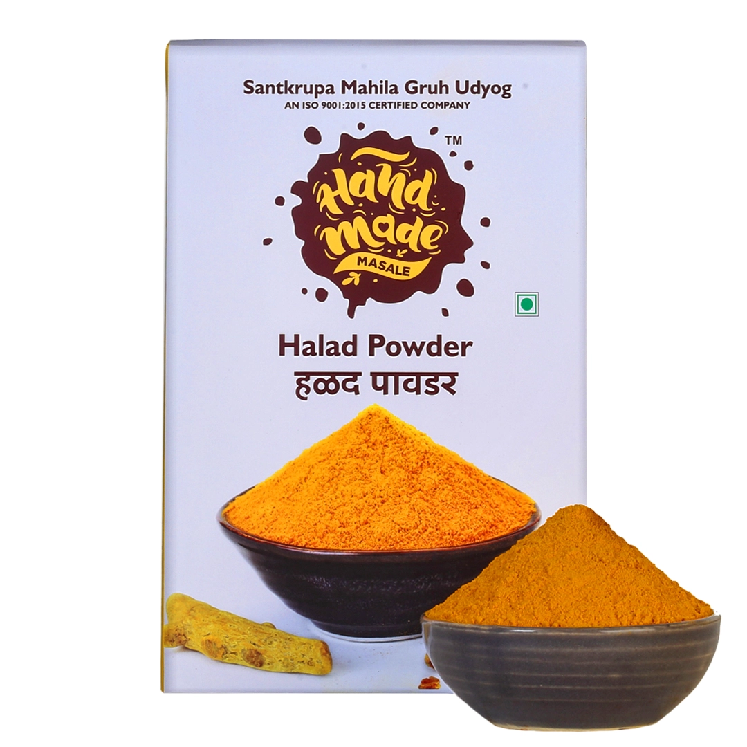 Handmade Masale Turmeric Powder | Haldi Powder | हळद पावडर | 100% Natural & Pure