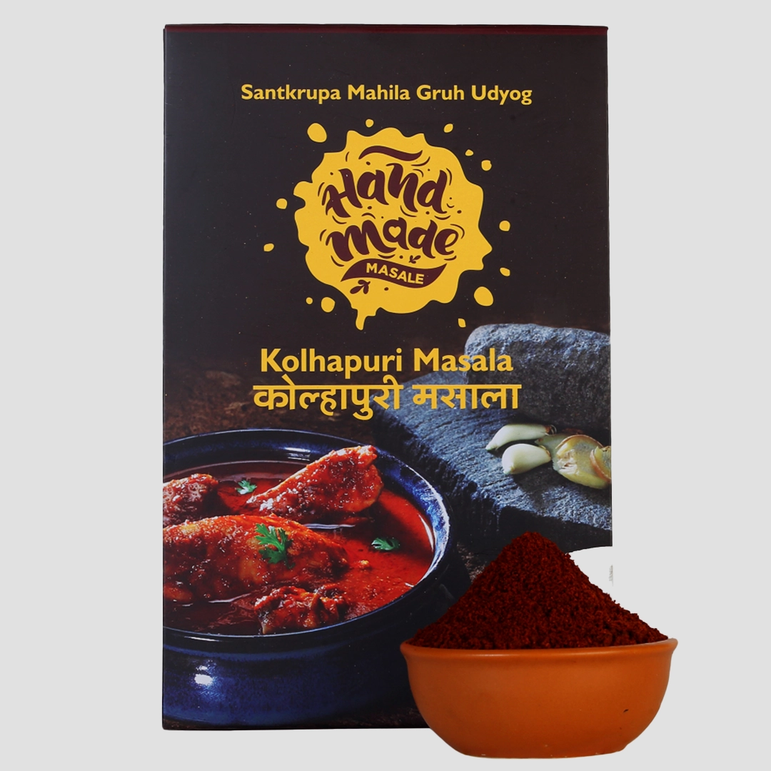 Handmade Masale Kolhapuri Masala - Authentic Indian Spice Blend for a Flavorful Culinary Experience