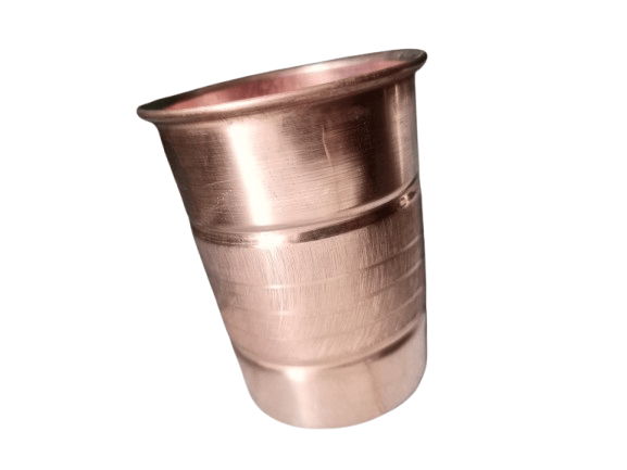  Copper Tumbler, 100% Pure Copper, 300 ML Capacity, Ayurveda Health Benefits, Leak Proof, Unbreakable