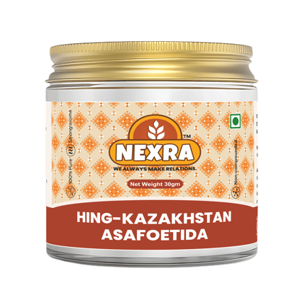 Nexra-Hing -30G (Asafoetida from Kazakhthan) - 100% Pure and Natural Heeng