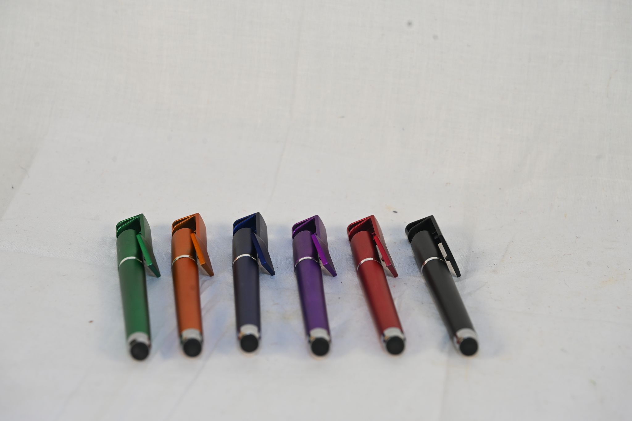 Assorted Color Stylus Pens with Phone Holder